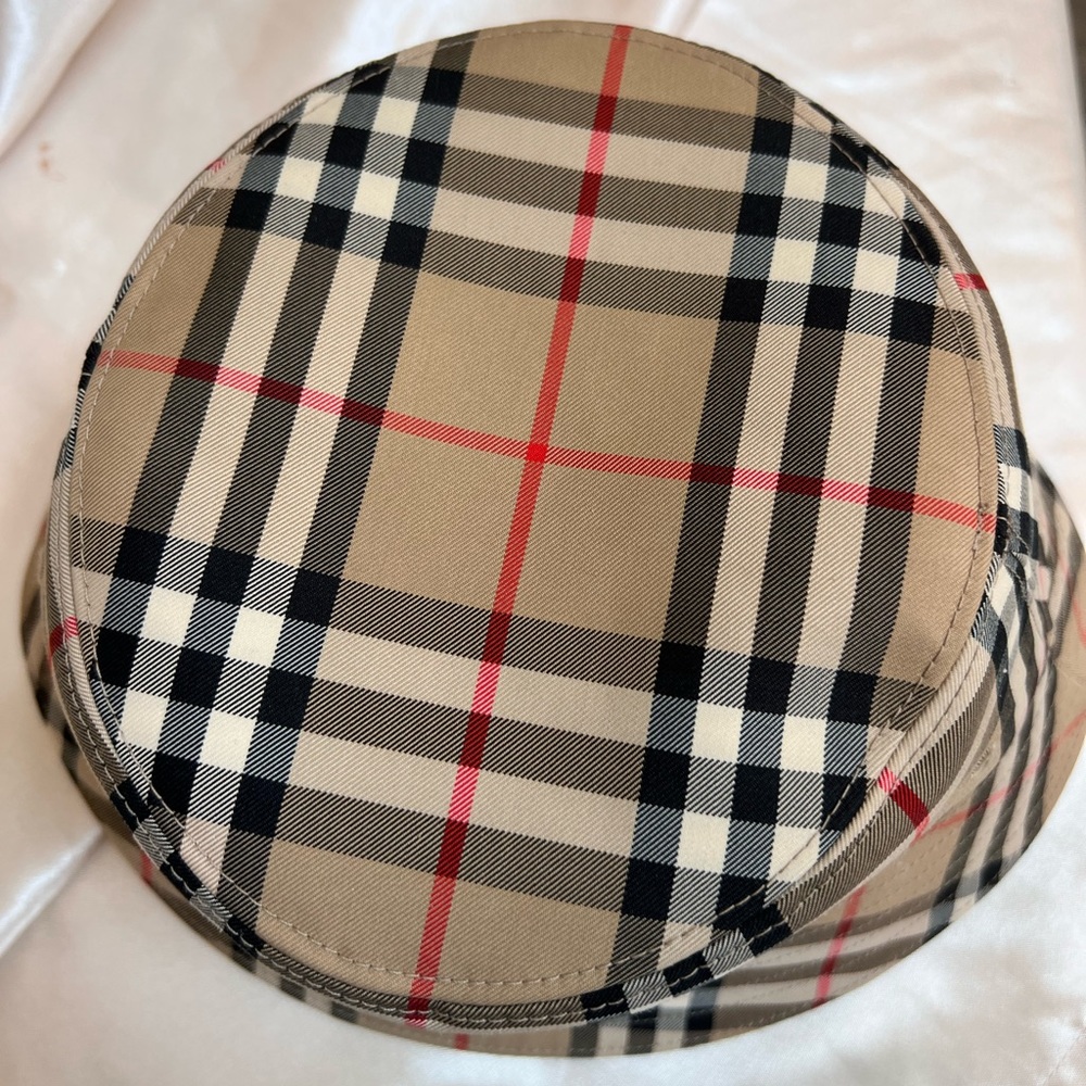 🚫SOLD🚫Vintage Check Technical Cotton Bucket Hat - Picture 9 of 9